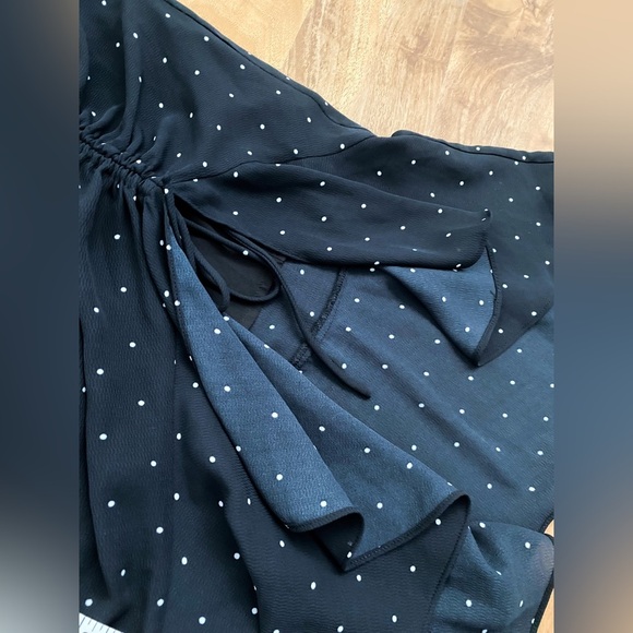 Cooper St Portia Midi Dress Polka Dots Mermaid Ruched Halter Bodycon High Low 6 - Picture 11 of 14